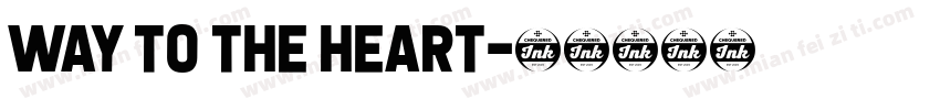 Way to the Heart字体转换